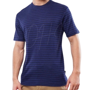 Camiseta de Manga Corta para Hombre, Azul Marino, Lisa, Casual, Holgada, 100% Algodón, Transpirable, Ecológica, de Secado Rápido, con Logotipo Personalizado al por Mayor - Product Image 1