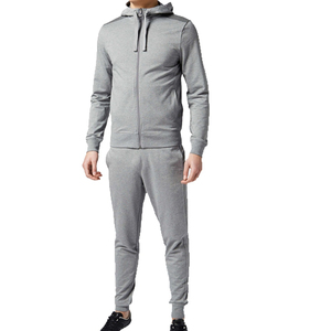 Ensemble sweat à capuche et pantalon pour homme sur mesure, en coton tricoté respirant, collection automne-hiver, avec cordon de serrage, prix de gros abordable - Product Image 1
