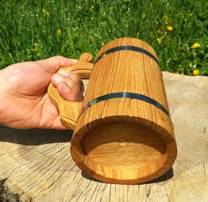 Chope en bois de luxe, best-seller, chope à bière en bois de luxe, qualité supérieure, prix de gros, chope à bière et à vin en bois - Product Image 4