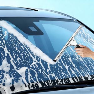Espátula Profesional de Acero Inoxidable de 14 Pulgadas con Mango Resistente, Herramienta para Limpiar Vidrios de Ducha y Ventanas con Rendimiento sin Rayas - Product Image 3