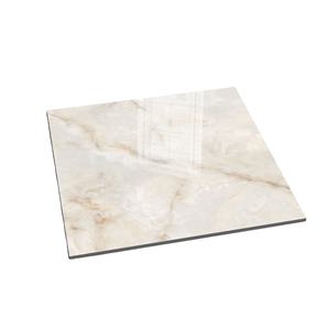 Skytouch Modern 600x600 Suelo de porcelana beige Azulejo de cerámica Diseño cuadrado pulido de alto brillo para interiores de baño de clase alta - Product Image 1