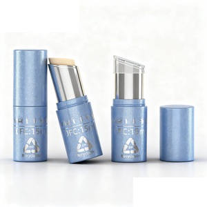 Emballage cosmétique rotatif haut de gamme, tubes de parfum solide inclinables personnalisés 5G 10G 15G, tubes de blush en plastique PP, OEM - Product Image 6