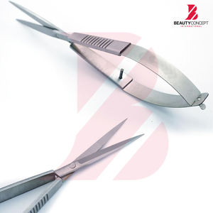 Nouvelles Ciseaux de Précision Micro Tendance à Pointe Fine, Manche Rond, Qualité Supérieure en Acier Inoxydable, 4,5 Pouces, Ciseaux à Ressort pour la Beauté - Product Image 3