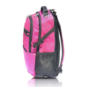 Low Price High Quality <b>Cheerleading</b> Glitter <b>Backpack</b> For Girls Custom Team Logo & Color School Bag OEM Cheerleader Travel Bag - Product Image 2