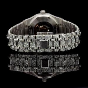 Venta Directa de Fábrica, Relojes de Diamantes Moissanite VVS, Relojes de Lujo para Hombre y Mujer, Relojes Mecánicos Automáticos - Product Image 4