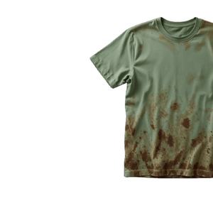 T-shirt vintage délavé surdimensionné à manches courtes 100 % coton de haute qualité, coupe-vent, anti-plis, style hip-hop décontracté streetwear - Product Image 3