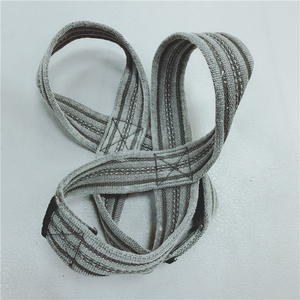 Sangles de levage en coton en forme de 8 pour soulevé de terre et powerlifting, rigides et sécurisées, avec fermeture à clip antidérapante - Sangles en forme de 8 pour le sport et le fitness - Product Image 5