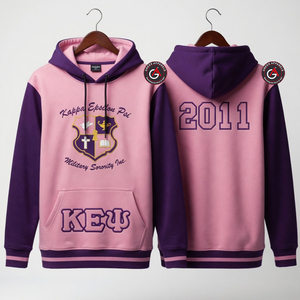 Kapa Epsilon Psi Venta al por mayor Mujeres Vestidos largos con capucha Precio bajo Sin MOQ Poliéster Sudaderas con capucha Sudadera con capucha personalizada - Product Image 2