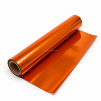 Rouleau de film de marquage à chaud en PET métallisé brossé 64 cm x 120 m pour l'emballage cosmétique, emballage d'exportation