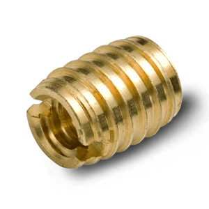 Inserto Roscado Autoperforante de Fibra de Latón para Madera y Materiales Compuestos, Fijaciones Internas y Externas Mecanizadas con Precisión - Product Image 1