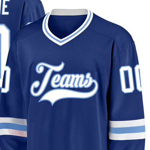 <b>Light</b> Weight Professional Ice Hockey Jersey Sublimation Printing Customizable Team Designs 100% Polyester Custom Sizes Colors - Product Image 2