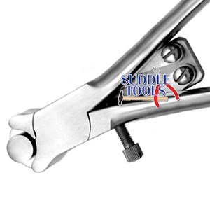 Pince à anneau en acier inoxydable pour la fabrication de bijoux en fil plat, outils de pliage, de façonnage et de formage D - Product Image 1