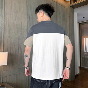 T-shirt d'été à manches courtes en coton respirant de haute qualité personnalisé - Product Image 6