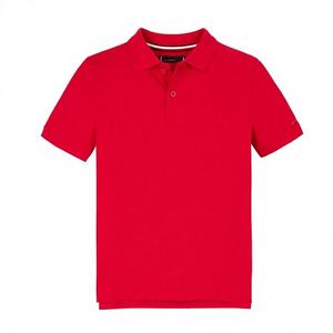 เสื้อโปโลเด็กผู้ชาย ผ้าฝ้าย คอริบบ์ ระบายอากาศดี ใส่สบาย เหมาะสำหรับฤดูร้อน แขนสั้น สวมใส่ได้ทั่วไปหรือไปโรงเรียน - Product Image 1