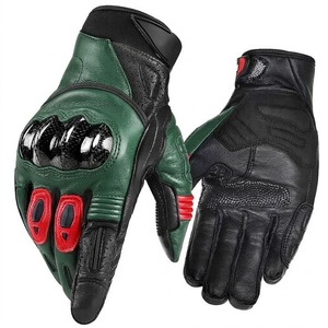 Style Motorbike Leather <b>Gloves</b> Retro Biker Gear Racer <b>Touchscreen</b> <b>Gloves</b> for USA Europe Market - Product Image 4