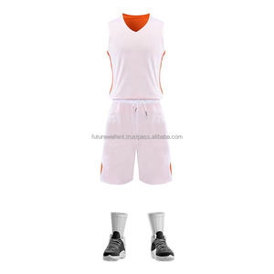 Uniforme de basket-ball confortable pour hommes de qualité supérieure Top tendance uniforme de basket-ball léger et respirant entièrement personnalisé - Product Image 3