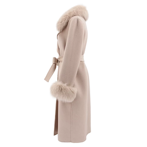 <b>Womens</b> Classic Wool <b>Coat</b> Sophisticated Winter Outerwear <b>Long</b> Tailored Jacket Wholesale Custom Apparel Factory Export Service - Product Image 4