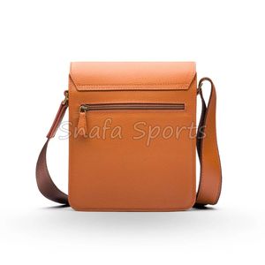 กระเป๋าเป้สะพายข้างหนังกันน้ำสำหรับผู้ชายสุดหรู  กระเป๋าสะพายไหล่แบบลำลองสำหรับธุรกิจ  กระเป๋าซิปแฟชั่นอเนกประสงค์ - Product Image 2