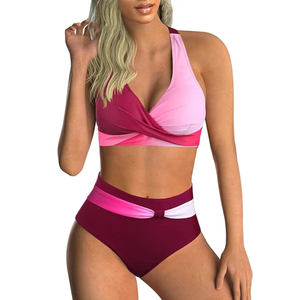 Traje de Baño de Una Pieza Personalizado para Mujer, Diseño Sólido con el Último Diseño y Logotipo, Elemento de Moda Sencillo - Product Image 1