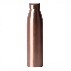 Axiom Home Accents Stylish Copper <b>Water</b> <b>Bottle</b> Handcrafted Design with Health Benefits Plastic Drinkware for Daily Wellness - Product Image 1