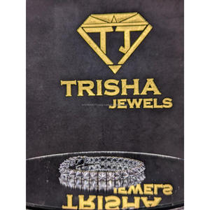 Pulsera de Moissanita Clásica Premium con Corte Brillante Redondo, Plata 925 con Certificación IGI, Chapada en Plata para Unisex - Product Image 1
