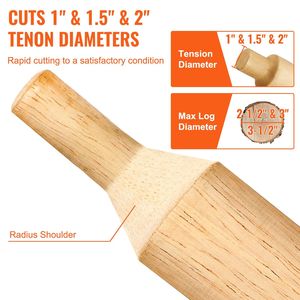 Home Master Premium in alluminio acciaio legno taglio taglio tenone a doppia lama dritta viti a bottone per strumento fai da te - Product Image 4