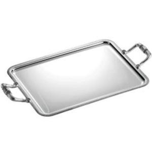 Plateau de service fonctionnel en métal, vaisselle de cuisine pratique pour servir des collations, des repas, des desserts, des boissons et des apéritifs, efficace - Product Image 1