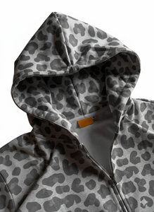 Heiß begehrter Zipper-Hoodie für Damen und Herren, bequem, atmungsaktiv, Premium-Qualität, DTP Oversize-Print, Zip-Up-Hoodie - Product Image 4