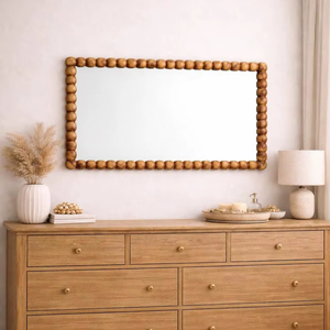 Modern Decorative Mosaic <b>Mirror</b> with Customizable Color Orange/Terracotta - Product Image 1