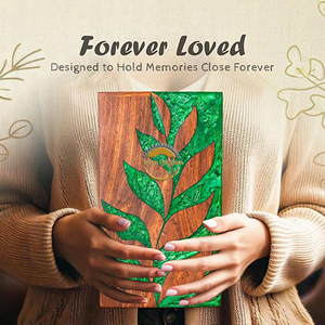Elegant <b>Ashes</b> Urn with Engraved Metal Surface Premium Aluminum Cremation Urn Decorative Brass Funeral <b>Ashes</b> Container Stainless - Product Image 5