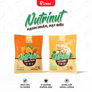 Crunchy <b>Almond</b> Cereal Biscuit 330G Nutrinut Wholesome Snack Vietnam Factory - Product Image 2