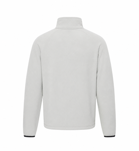 Sudadera Blanca de Último Diseño con Cierre Negro, Sudadera de Forro Polar Técnico para Hombre, Sudadera con Cierre de Cremallera, Bolsillo en el Pecho, Transpirable - Product Image 2