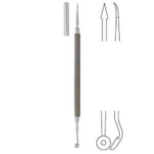 Cureta Dermatológica Katsch de Acero Inoxidable, Instrumentos Quirúrgicos Manuales Reutilizables de Calidad OEM Personalizada A-1 VERITAS - Product Image 2