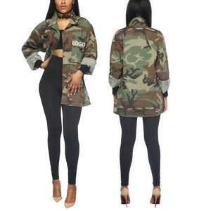 Chaqueta vaquera impermeable al por mayor para mujer, último diseño, 100% algodón, chaqueta vaquera corta para mujer - Product Image 3