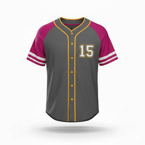 Maillot de baseball personnalisé pour hommes, uniforme sportif conçu pour l'entraînement, les matchs, les séances d'entraînement et un usage quotidien confortable. - Product Image 3