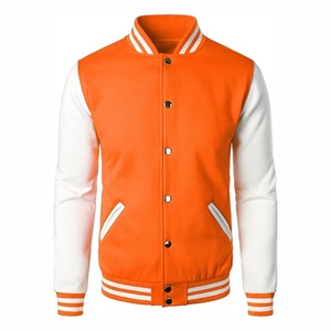 Custom Made Lightweight Anti-Wrinkle Breathable <b>Canvas</b> Varsity <b>Jacket</b> <b>for</b> <b>Men</b> Top Trending Hot Sale Item - Product Image 1