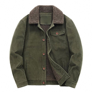 Men's Thick Cotton Jacket New Style <b>Large</b> Size Men's Cotton Jacket with Lining Thickened Enlarged Warm Cotton Jacket - Product Image 3