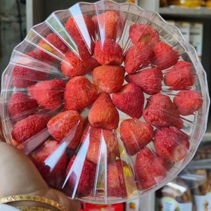 Fraises lyophilisées du Vietnam, collations saines, naturelles, en vrac, fabricant exportateur, goût original - Product Image 1