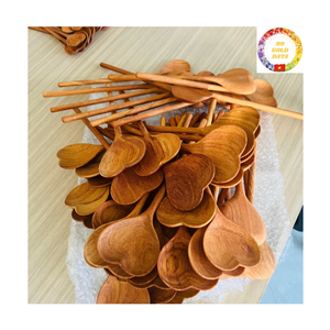 ช้อนไม้ |   ช้อนไม้กระถินณรงค์สำหรับเสิร์ฟ |   ด้ามจับยาว |   อุปกรณ์ทำอาหาร |   โรงงานโดยตรง - Product Image 6