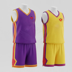 Conjunto Deportivo de Baloncesto Transpirable de Primera Calidad, Ligero, 100% Poliéster, Jersey y Pantalones Cortos, Diseño de Logotipo Personalizado - Product Image 3