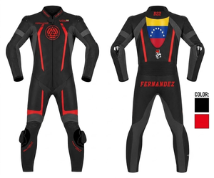 Unisex Made to Measure Racing Jumpsuit/Traje Cowhide/Kangaroo Leather Track Racing Suit With Hump CE <b>Protectors</b> - Product Image 1
