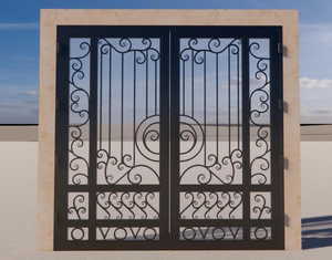 Elegantes Puertas Ornamentales de Hierro: Mejore la Apariencia de su Hogar de Lujo con Hermosos Trabajos Metálicos Forjados a Mano Diseñados para Generaciones - Product Image 1