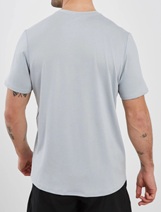 Camiseta de algodón personalizada al por mayor, de 240 gramos, holgada, recta, con logotipo personalizado, informal, para hombre. - Product Image 5