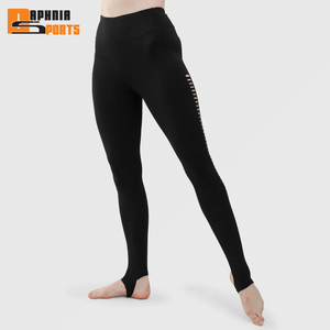 Leggings Deportivos Casuales para Mujer DAPHNIA SPORTS al por Mayor, Leggings de Cintura Alta con Tela Personalizada de Alta Calidad y Diseño Desgarrado - Product Image 1