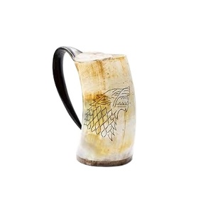 Natural Crafts Viking Horn Mugs Champagne Beer Drinking Eco Friendly Tankard Decorative Viking Horn Beer Mugs Wholesale - Product Image 1
