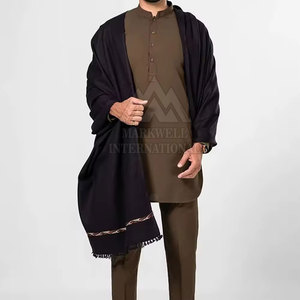 2026 New Fashion Winter Warm Lightweight Soft Wool Long <b>Shawl</b> Customized OEM High Quality Different Colors All Sizes For <b>Men</b> - Product Image 3