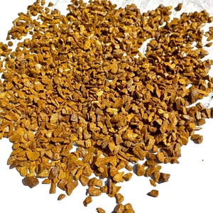 Catégorie de produit Le jaune 9-12mm a enduit le gravier décoratif extérieur de puces de pierre polie de sable - Product Image 1