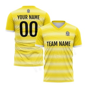 Camiseta de Fútbol Sublimada Personalizada de Alta Calidad, Retro, OEM, Transpirable, de Poliéster, para Hombre, Estilo Vintage, Uniforme de Equipo - Product Image 4