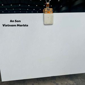 Mármol Blanco Cristalino de Lujo de Vietnam, Losa Pulida de Alta Brillo, Piedra Natural Blanca Pura para Paneles de Pared y Pisos - Product Image 4