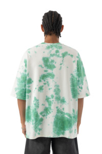 T-shirts vierges personnalisables pour hommes en 100 % coton, col rond, manches courtes, coupe oversize, écologiques, respirants, tissu 240g – Vente en gros - Product Image 4